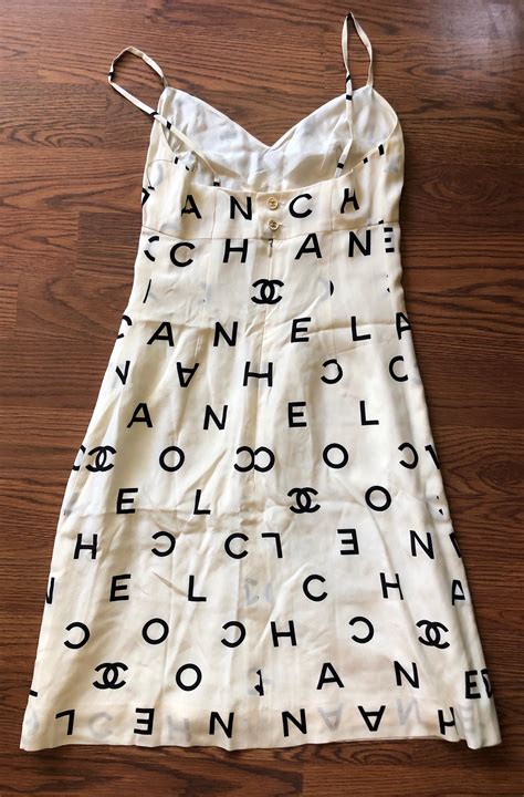 white chanel print mini dress|chanel dress shop online.